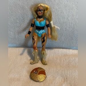 Golden Girl Wild One Action Figure 6” Galoob Vintage 1984 W/ Shield EUC